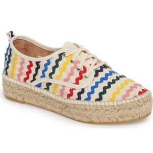 Loeffler Randall Alfie Rickrack Platform Espadrille
